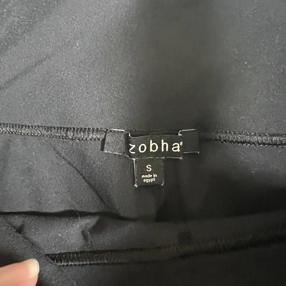 Zobha Leggings Womens Small Black High Rise Yoga‎ Pants Athletic Workout